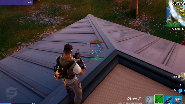 Fortnite-Trainingstipps für Aimbot- und ESP-Übungen — Fortnite cheat gameplay screenshot