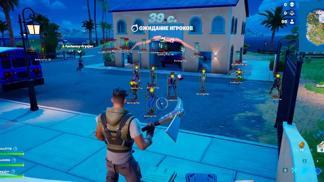 ESP-Wallhack-Setup für Fortnite ranked play — Fortnite cheat gameplay screenshot