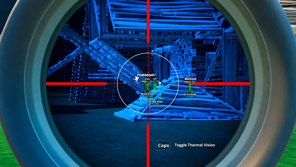 Externe Cheat-Anleitung für Fortnite — Fortnite cheat gameplay screenshot
